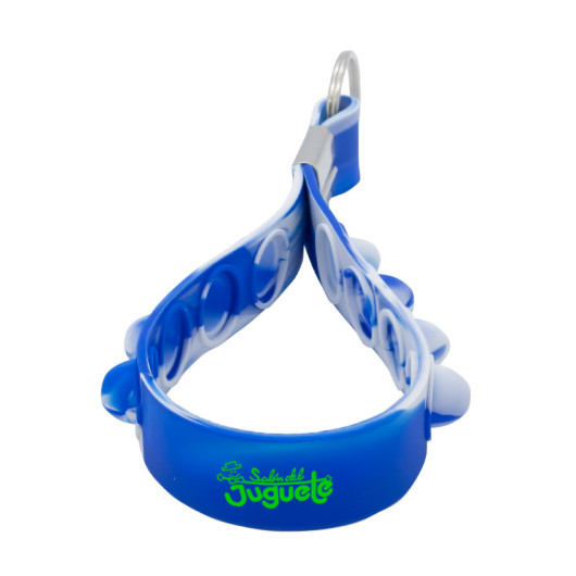 Blue Fidget Popper Keychains